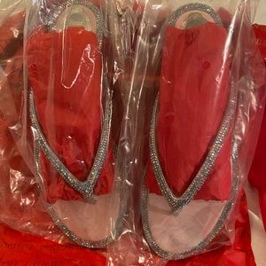 Rene Caovilla Beaded Tie-Dye Thong Sandal 9.5/39.5